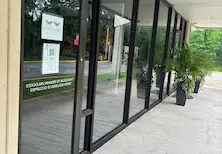 Exterior view of Lalalash's salon in Kingwood